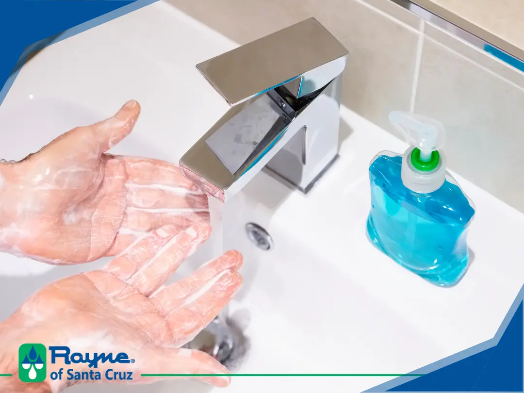 Soft water is often described as slippery water